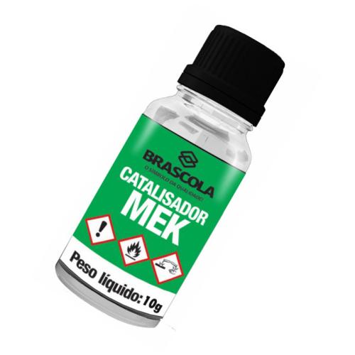 CATALISADOR MEK 10G P/MASSA PLASTICA - BRASCOLA