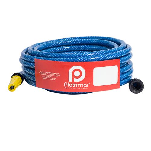 MANG.JARDIM TRANÇADA 20M AZUL - PLASTMAR
