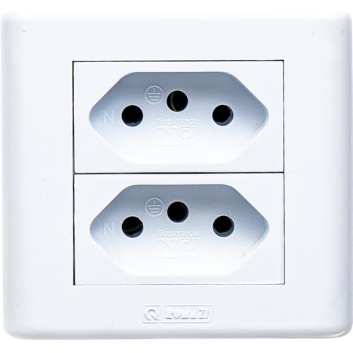 TOMADA DUPLA SOBREP. 2P+T 20A JERI PLUS - ROMAZI