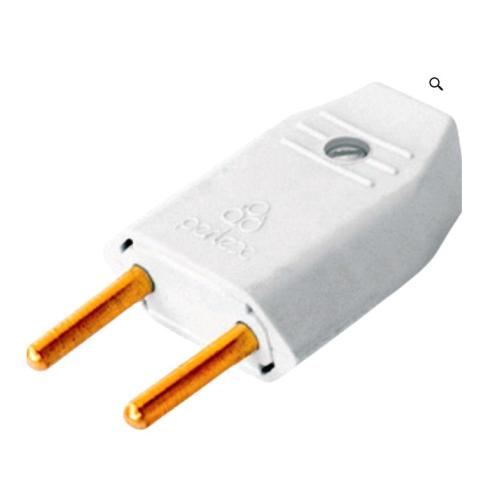 Perlex PINO MACHO 2P 10A BRANCO - PERLEX