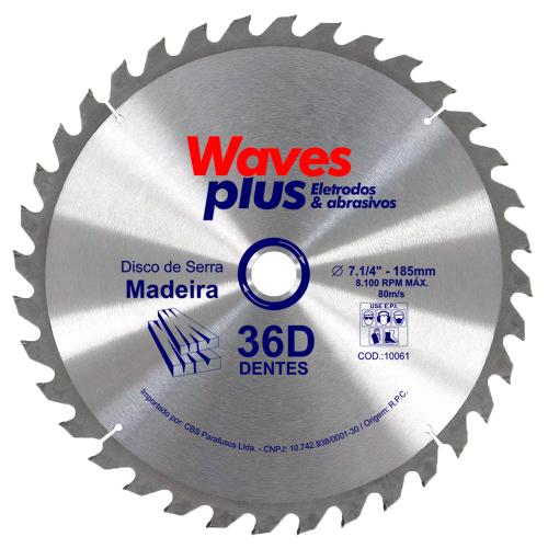 DISCO SERRA P/MAD.185MM(7.1/4) 48D WAVES - WAVES