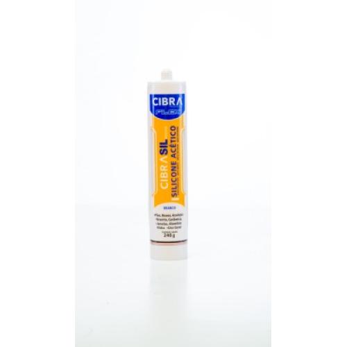 BORRACHA SILICONE BRANCO 240G - CIBRA