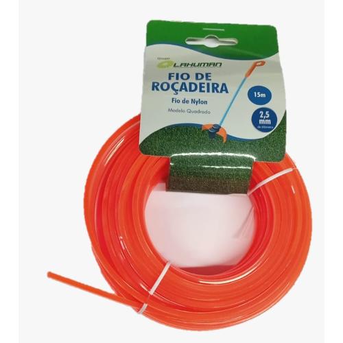 FIO ROCADEIRA NYLON QUAD. 2,5MM C/15MT - LAHUMAN